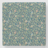 William Morris "Bird and Pomegranate" ストーンコースター (正面)