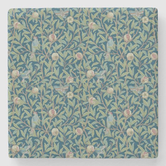 William Morris "Bird and Pomegranate"  ストーンコースター (正面)