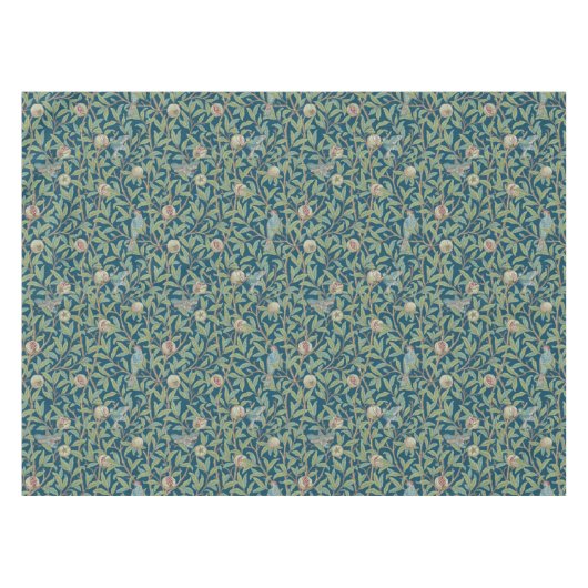 William Morris "Bird and Pomegranate"  テーブルクロス (正面(横))