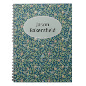 William Morris "Bird and Pomegranate" Personalized ノートブック (正面)