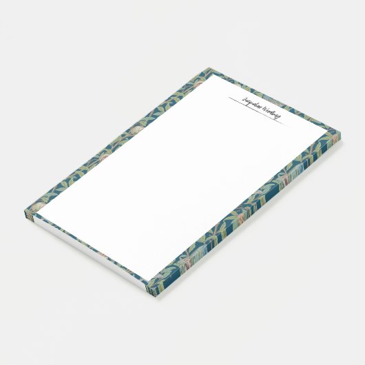 William Morris "Bird and Pomegranate" Stationery ポストイット (アングル)