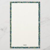 William Morris "Bird and Pomegranate" Stationery 便箋 (裏面)