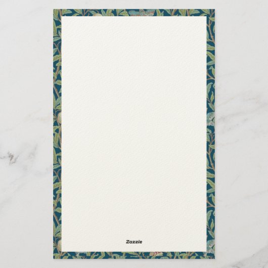 William Morris "Bird and Pomegranate" Stationery 便箋 (裏面)