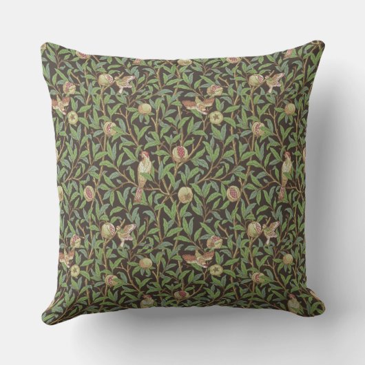 William Morris "Bird & Pomegranate" 2. クッション (裏面)
