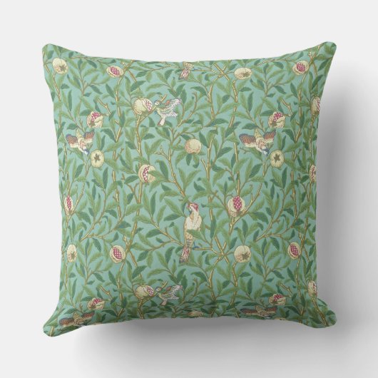William Morris "Bird & Pomegranate" 3. クッション (裏面)
