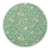William Morris "Bird & Pomegranate" 3. セラミックノブ (正面)