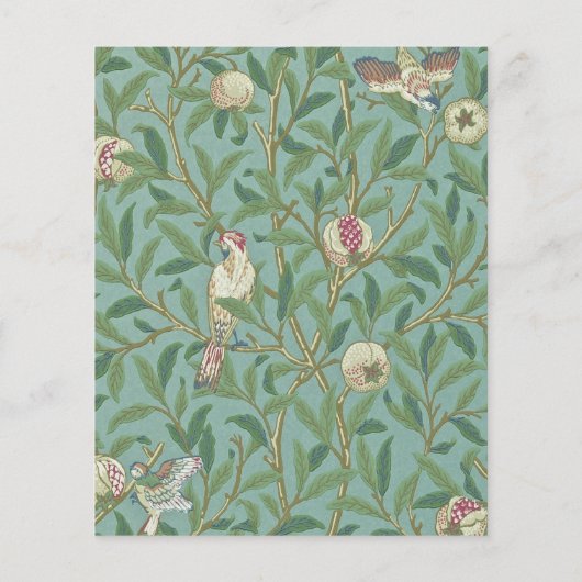 William Morris, Birds and Pomegrenates – 緑 (裏面)