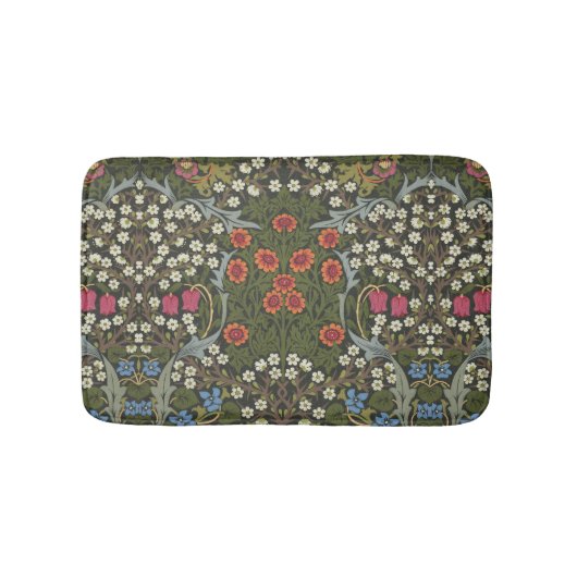 William Morris Blackthorn Garden Flower Classic バスマット (正面)