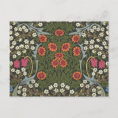 William Morris Blackthorn Garden Flower Classic ポストカード (正面)