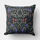 William Morris Blackthorn Victorian Wallpaper クッション (正面)
