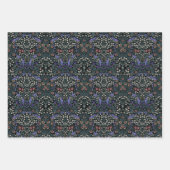 William Morris Blackthorn Victorian Wallpaper ラッピングペーパーシート (正面3)