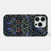 William Morris Blackthorn Victorian Wallpaper iPhoneケース (裏面横)