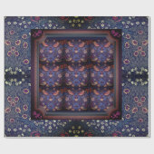 William *Morris Blackthorneイチゴ泥棒フレーム ラッピングペーパー (フラット)