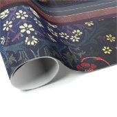 William *Morris Blackthorneイチゴ泥棒フレーム ラッピングペーパー (ロールコーナー)