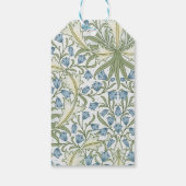 William Morris, Blue Bellflowers 結婚'S Thank You ギフトタグ (裏面)