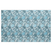 William Morris Blue Floral Pattern Pre-Raphaelites ファブリック (ファットクウォーター)