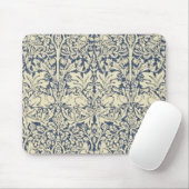 William Morris ,Blue grey ,pattern,art nouveau マウスパッド (マウス)