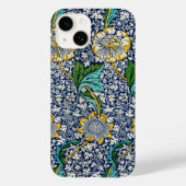 William Morris blue Kennet iPhone 14ケース Case-Mate iPhoneケース (裏面)