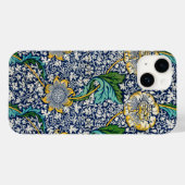 William Morris blue Kennet iPhone 14ケース Case-Mate iPhoneケース (裏面 (横))