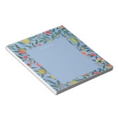 WILLIAM MORRIS「BLUE POMEGRANATES」のメモ帳 ノートパッド (アングル)