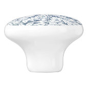 William * Morris Blue Willow Bough セラミックノブ (側面)