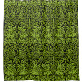 William Morris Brer Rabbit Design シャワーカーテン (正面)