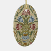 William Morris Brocadeフローラ壁紙パターン セラミックオーナメント (右)