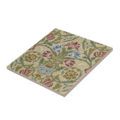 William Morris Brocadeフローラ壁紙パターン タイル (側面)