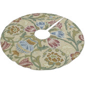 William Morris Brocadeフローラ壁紙パターン ブラッシュドポリエステルツリースカート (アングル)