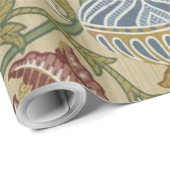William Morris Brocadeフローラ壁紙パターン ラッピングペーパー (ロールコーナー)