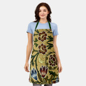 William Morris - Brocade エプロン (着用した状態)