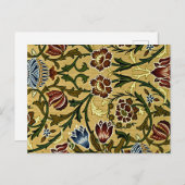 William Morris - Brocade ポストカード (正面/裏面)