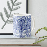 William Morris Brother Rabbit Blue Vintage コーヒーマグカップ<br><div class="desc">This design originally created to be printed on cotton is “Brother Rabbit” done in 1881 by William Morris (1834-1896).</div>