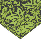 William Morris Brother Rabbit Sage Green Black ロングテーブルランナー (コーナー)