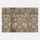 William Morris Bullerswood Faux Tapestry ラッピングペーパーシート (正面2)