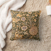 William Morris Cherwell壁紙パターン クッション (ブランケット)