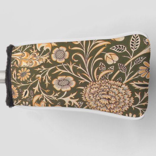 William Morris Cherwell壁紙パターン ゴルフヘッドカバー (正面)