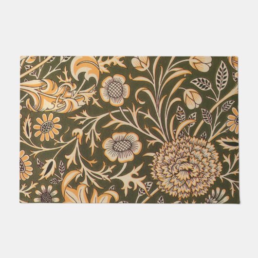 William Morris Cherwell壁紙パターン ドアマット (正面)