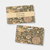 William Morris Cherwell壁紙パターン バッジ (正面＆裏面)