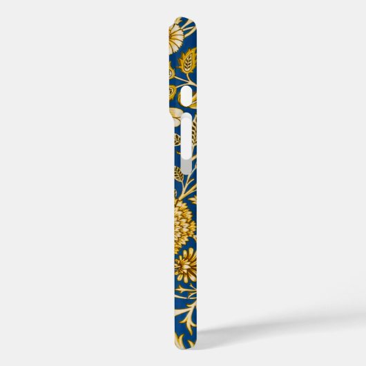 William Morris Cherwell Floral Pattern Blue Case-Mate iPhoneケース (裏面 / 左)
