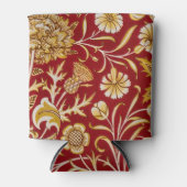 William Morris Cherwell Floral Pattern Red 缶クーラー (正面)