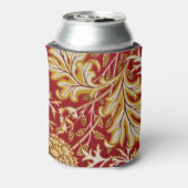William Morris Cherwell Floral Pattern Red 缶クーラー (缶裏面)