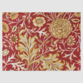 William Morris Cherwell Floral Pattern Red 薄葉紙 (正面)