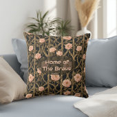 William Morris Chic Rose Trellis Home of the Brave クッション
