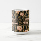 William Morris Chic Rose Trellis Home of the Brave コーヒーマグカップ (中央)