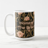 William Morris Chic Rose Trellis Home of the Brave コーヒーマグカップ (左)
