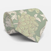 William Morris Chrysanthemum Pattern Neck Tie ネクタイ (ロール)