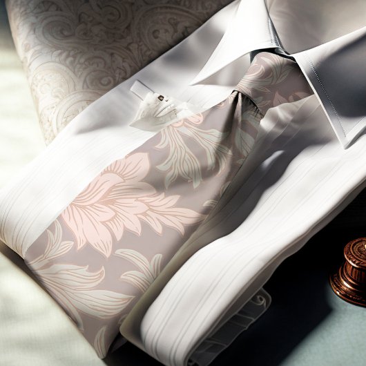 William Morris Chrysanthemum Pattern Neck Tie ネクタイ