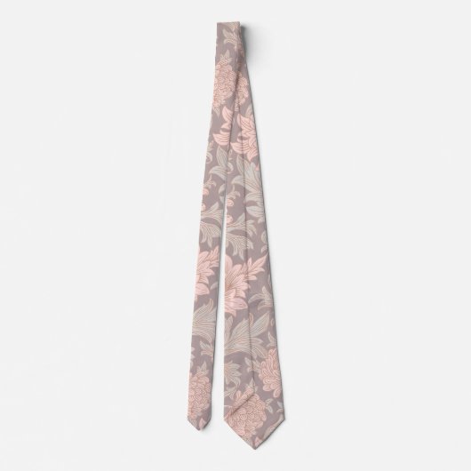 William Morris Chrysanthemum Pattern Neck Tie ネクタイ (裏面)