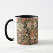  William Morris Chrysanthemums Floral Art Nouveau  マグカップ (左)